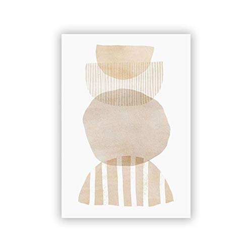 Affiche géométrique salon décor moderne boho chic pour mur