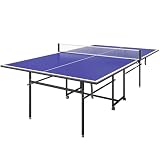 SPORTNOW Tischtennistisch mit Rollen, Klappbar...