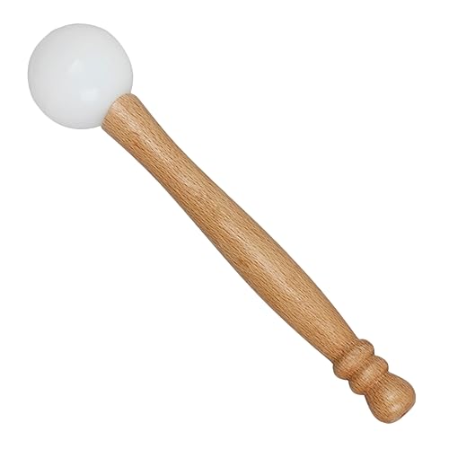 1 pieza Palo de Goma para Golpear Cuencos Cantores de Cristal Accesorio para Instrumento de Percusión para Terapia de Sonido Uso en Casa Color Amarillo miniatura 7