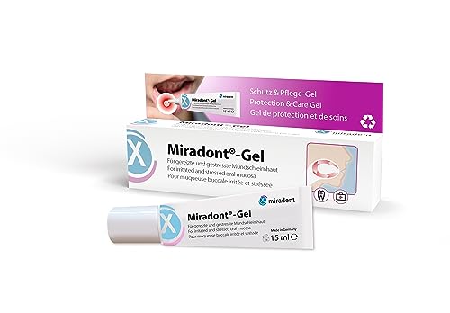 miradent Miradont®-Gel 15 ml | Orales Schutz- und Pflegegel | Versorgung gegen Aphten, Entzündungen & Wunden | ohne Konservierungsstoffe