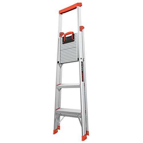 Little Giant Ladders, Flip-N-Lite, 5-Foot, Stepladder, Aluminum, Type 1A, 300 lbs Rated (15273-001)