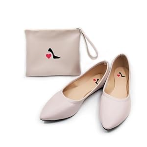 Ladies Roll Up Shoes Ideal for Weddings, Races Nights Out 2 Colours