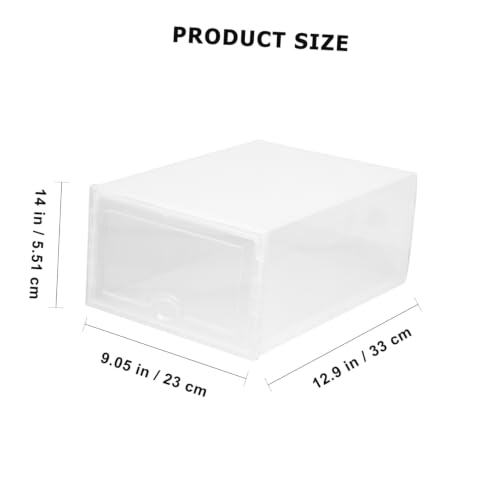 Boîtes à chaussures transparentes pour stopper le désordre des placards - 3