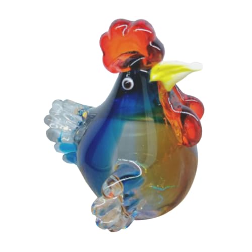 Figurine de coq colorée décoration de Pâques salon et table de bureau