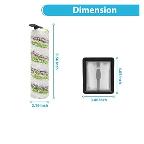 Filtro para rodillo de cepillo compatible con Bissell X7 para solucionar falta de succión 4