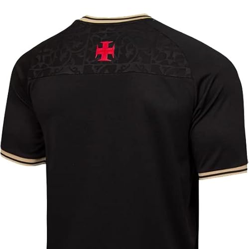 Camisa Vasco Oficial III Goleiro 22/23 Preto Kappa - Masculina (as2, alpha, l, regular)