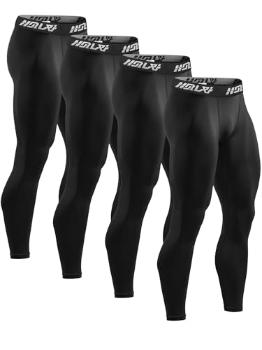 Recopilación de Leggings y medias deportivas para Hombre disponible en línea. 46 Holure - Paquete de 2 o 3 o 4 pantalones de compresión para hombre, leggings deportivos para correr, para hombres, mallas térmicas de capa base deportiva, Paquete de 4:...