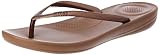 FitFlop Women's Solid IQUSHION Ergonomic FLIP-Flops, Bronze, US08