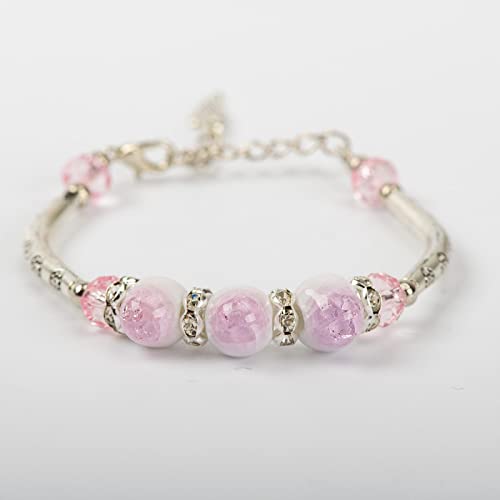 Bracelets filles et femmes en perles de céramique pour cadeau