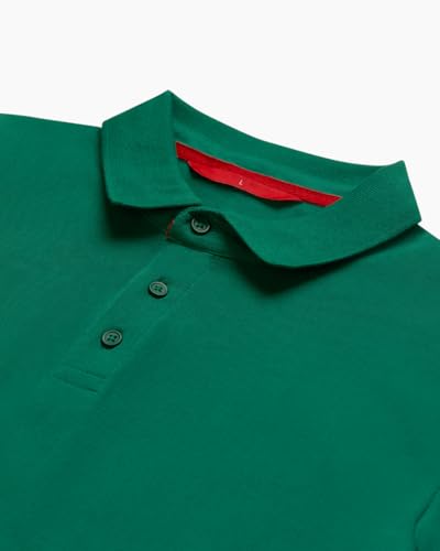 Image of LUDIC Core Polo T-Shirt, Dailymove Collection | Regular Fit | Stand-up Collars | 100% Organic Cotton, 240 GSM | Lightweight & Comfortable |Everyday Essential | Polo T-Shirt for Men