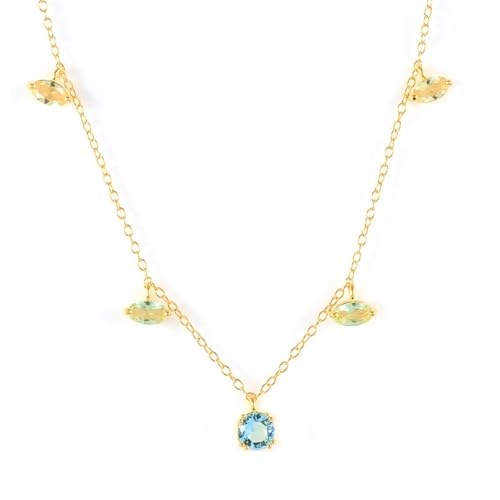 Collier femme argent 925 croix KnSam avec pendentif doré en maille élégante