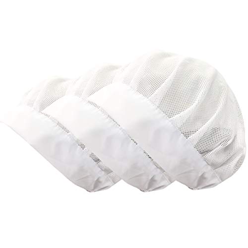 Adjustable Chef Cap Cooking Kitchen Hat Food Service Hair Nets Mesh Brim Reusable Restaurant Vent Beanie