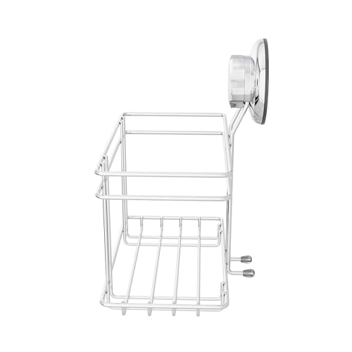 Panier à ventouse Compactor Bestlock en acier chromé inoxydable amovible