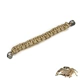 vomvomp 2 Pack Jumping Spider Rope Bridge with Magnets for Jumping Spiders Spoods Braided Natural Twine Ladders Magnetic Braided Rope for Medium Enclosure Pet Spider Accessories