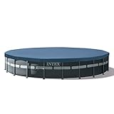 Intex 26' x 52' Ultra Frame Above Ground Swimming Pool Set...