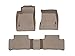 WeatherTech Custom Fit FloorLiners for Mercedes A-Class, AMG A 35 Sedan, AMG CLA 35 Coupe, CLA-Class, AMG CLA 45, AMG CLA 45 Coupe - 1st & 2nd Row (451461-1-2), Tan