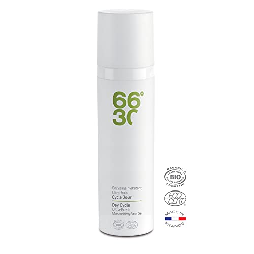 66°30 - Crème Visage Bio - Crème De Jour - Texture Gel, Ultra-Hydratant et Matifiant - Ultra-Frais - 75ml Cover