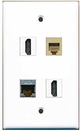Roseta Telefonica Doble Rj11 Teléfono Y Rj45 Ethernet Cat 5e
