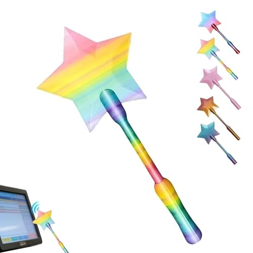 3D Printed Credit Card Wand Tap To Pay Kreditkarten Zauberstab Magic Fairy Wand Card Holder Star Wands Contactless Payment Cards Holder Kreativer Kontaktloses Bezahlen Kartenhalter (Schillern)