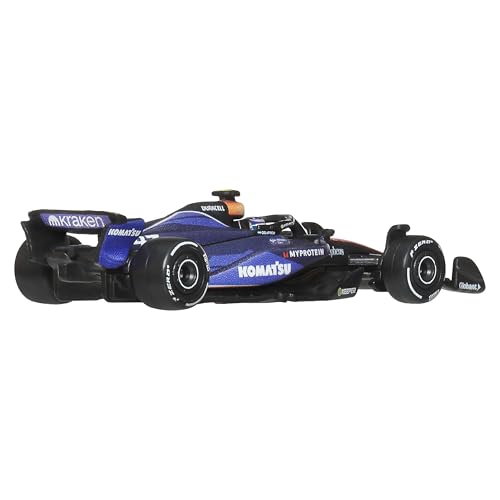 Image of Hot Wheels 1:64 Scale Formula 1 2025 Williams Racing FW46 (#43) Collectible Toy Race Car with Real Riders Tires & Metal /Metal Body & Chassis