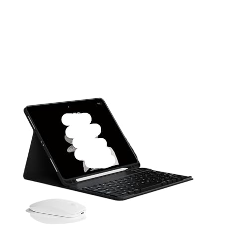 Étui iPad Pro 12.9 M2 M3 magnétique anti-choc avec clavier souris complet