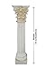Estia Creations Artefacto envejecido de columna corintia griega antigua de 10 pulgadas