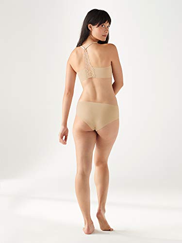 True & Co Women's True Body Triangle Lace Racerback Bra2