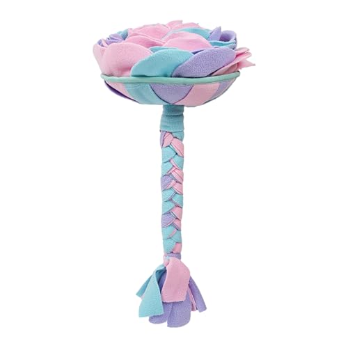 犬のスニッフマット - 犬や子犬のためのインタラクティブな給餌マット|精神刺激のための柔らかな耐久性スナッフルマット、遅い給餌トレーニングマット、アンチスリップベース、小さなミディアムペット用の洗えるノーズワークおもちゃ