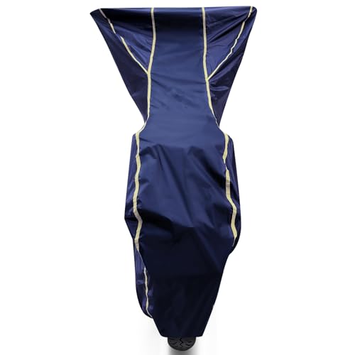 Image of Auto Hub 100% Waterproof Bike Cover, Dustproof, UV Protection Bike Cover for All Two Wheeler Bike Upto 350cc Size -Waterproof Blue