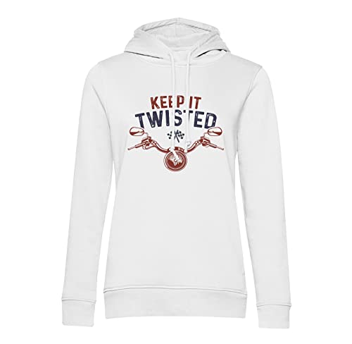 Sweat à capuche Keep It Twisted contre le vent en moto ancienne et cafe racer