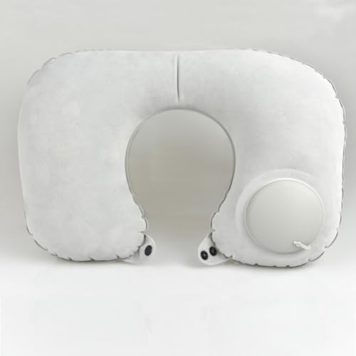 Set 2 Almohadas cervicales 46 cm terciopelo gris miniatura 4