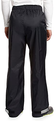 KOUDYEN Pantalon Pluie Homme Imperméable Pantalon Randonnee Marche Moto Outdoor pour Ski Cyclisme Randonnée Noir Foncé XL – vue 7