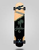  Skate Skateboard Longboard Complete Mix Bamboo 38x8.45 Glutier Jamaica Wood