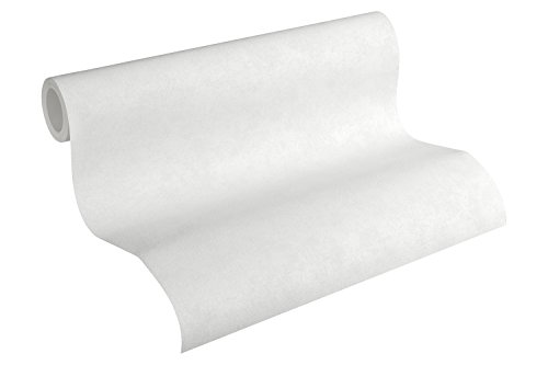 A.S. Création papier peint intissé Pop Style papier peint uni 10,05 m x 0,53 m beige crème métallisé 116055 1160-55