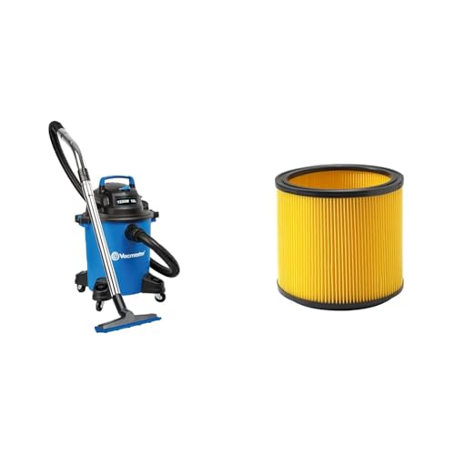 Vacmaster VOC1218PF 1250W 18L Filtro de Cartucho desechable para aspiradoras húmedas y secas de 15 a 60Ls