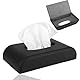 Tissting Auto Tissue Holder, PU Leather Universal Tissue Box Car Accessory with Anti-Slip Design for Cars, Boats, and RVs