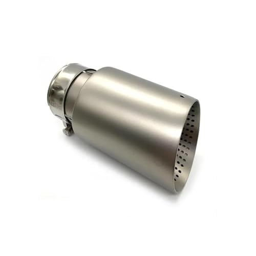 Tuyau d'échappement silencieux arrière avec entrée 51mm et structure robuste anti-rouille