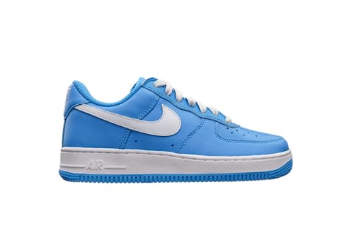 Nike mens Air Force 1 Low shoes, University Blue/White/Metallic, 11