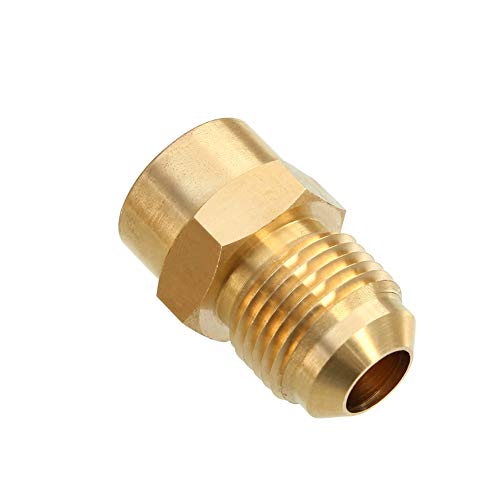 Upgraded 36 Feet 1/2 Inch ID Natural Gas Hose with 3/8 Inch Female Flare by 1/2 Inch Male Flare Adapter, Quick Connect Disconnect, Anti-Cracking for Natural Gas,Propane Equipment