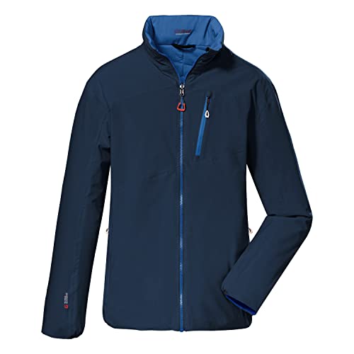 Veste réversible homme Killtec : softshell compressible bleu