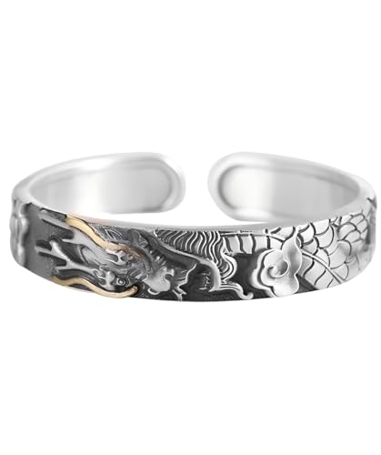 S925 Sterling Silver Bracelet, Open Bangle Cuff Design, Men's Gift Jewelry for My Man