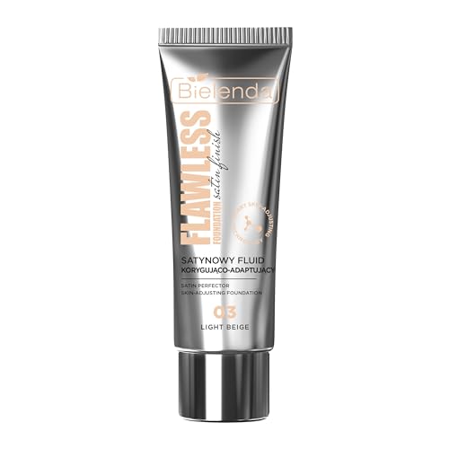 Bielenda Bielenda Flawless Foundation Satin Correcting and for Professional Use to Improve Performance in Every Use with Measurement Or Specification 03L