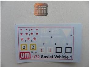 Plastic model T-80 Soviet light tank with gun VT-43 WWII 1/72 UM 393