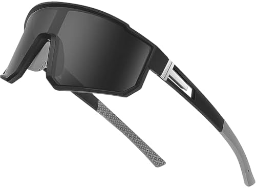 Qxwuyazbryl Photochromatische Fahrradbrill, Selbsttönende Sonnenbrille, Herren D