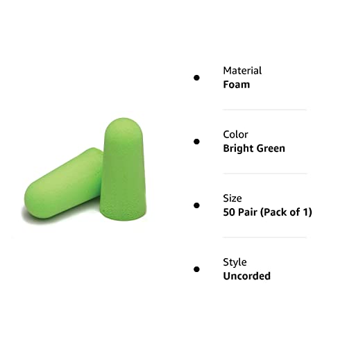 50 Pairs Moldex 6800 Pura Fit Disposable Ear Plug Uncorded Nrr 33 #TOP3