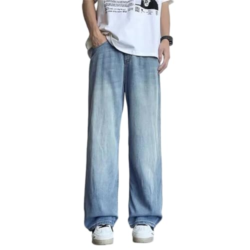Mens Jeans Large Denim Trousers Streetwear Jean Pants