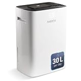 AREBOS Deumidificatore d’Aria 30 L/24 h fino a 37 m², serbatoio 4,2 L