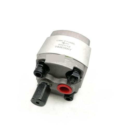 Bomba de aceite hidráulica CBK-F116BL de engranajes con válvula 2
