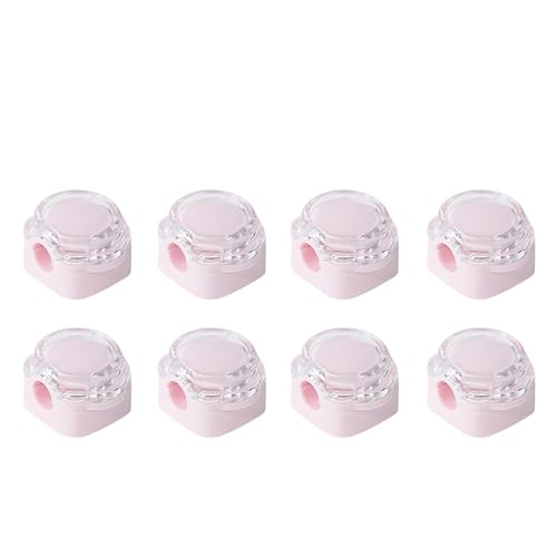 Yiaqa Magnetic Cable Organizer Set, 8 Pcs Easy Adhesion Desk & Wall Mount Holders for Mobile Phones and USB Cables, Perfect for Office, Kitchen, Car, and Bedside Use (Pink)