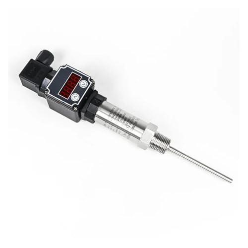 Transmisor de temperatura de líquidos 4-20 mA con pantalla LCD y sonda de agua de 250mm 0-10V 5